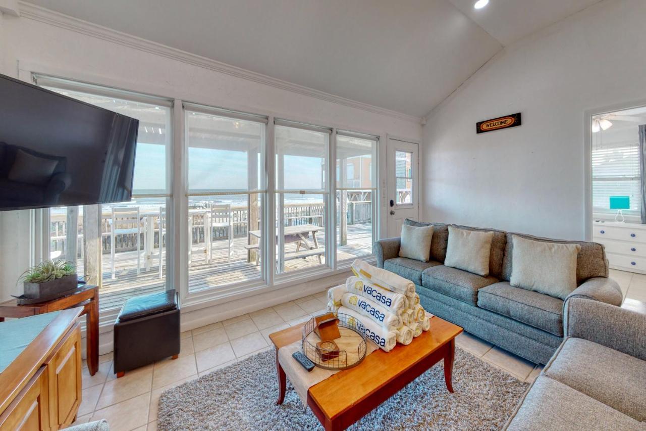 Gulf Front Retreat Villa Galveston Buitenkant foto